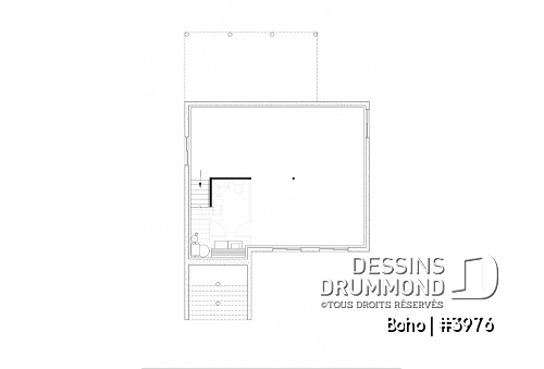 Sous-sol aménageable -  - Boho