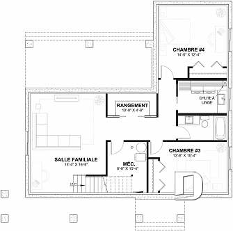 3992 - Sous-sol aménagé