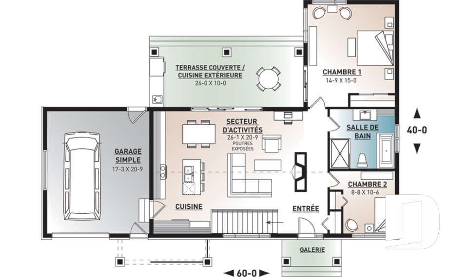 Rez-de-chaussée -  - Olympe 2