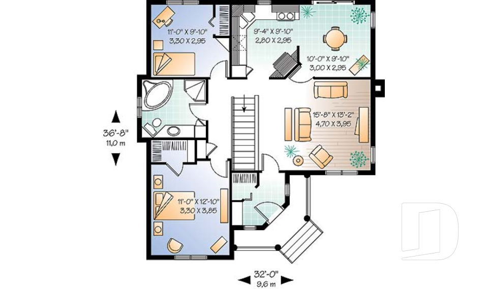 Rez-de-chaussée -  - Gabrielle 2