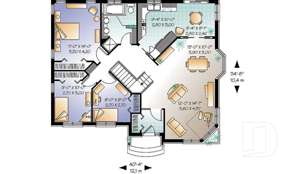 Rez-de-chaussée -  - Adelmine 2