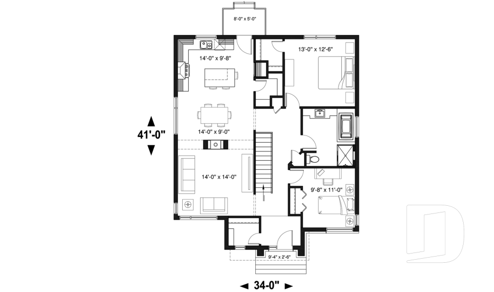 Rez-de-chaussée -  - Bernard