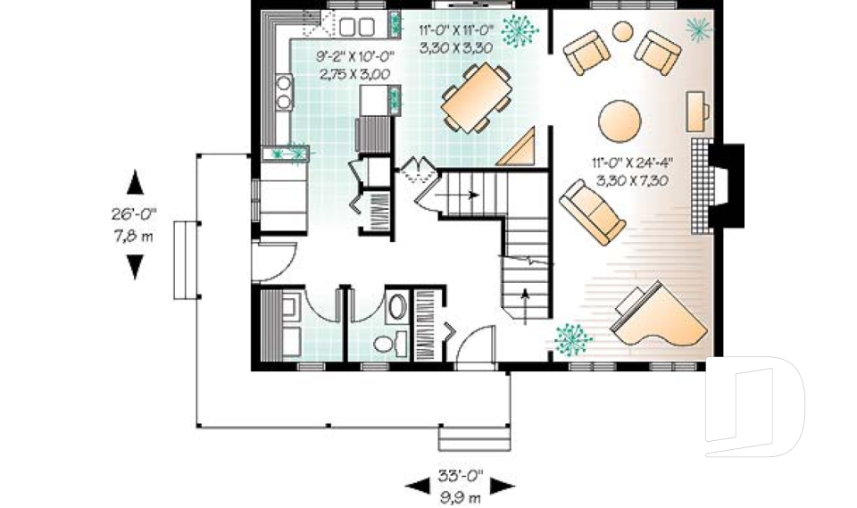Rez-de-chaussée -  - Beauséjour 2