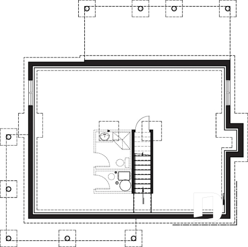 Sous-sol aménageable - Maison de campagne, 3 chambres, grand îlot, garde-manger, foyer, cuisine extérieure sur terrasse abritée - Beauséjour 3