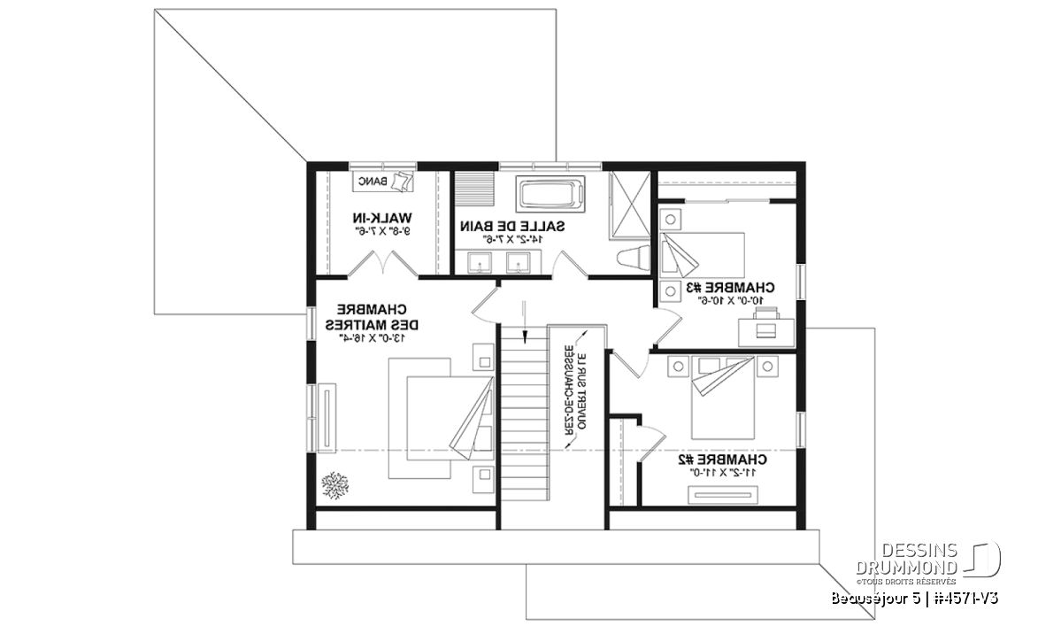 Étage - Farmhouse avec sous-sol fini (optionnel $), 2 à 5 chambres et 2 salles de séjour, parfaite pour familles - Beauséjour 5