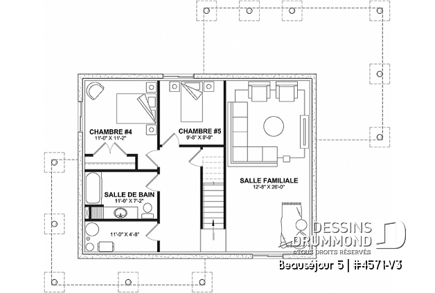 Sous-sol - Farmhouse aménagée sur 3 étages, 5 chambres et 2 salles de séjour, parfait pour familles - Beauséjour 5