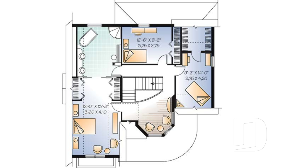 Étage -  - Grenoble 2