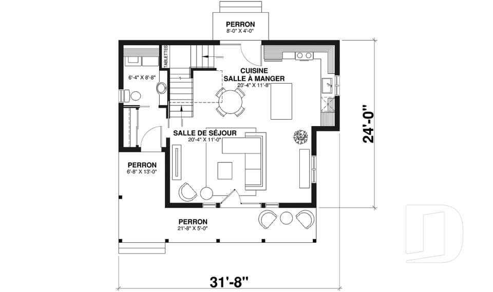 Rez-de-chaussée -  - Napoléon 3