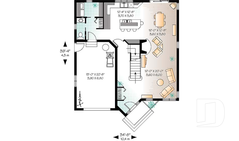Rez-de-chaussée -  - Foville