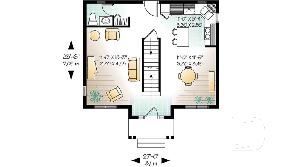 Rez-de-chaussée -  - Duranel