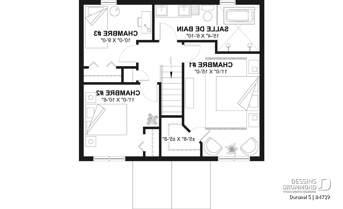 Étage - Maison à étage proposant 3 chambres, une superbe salle de bain familiale à l'étage et sous-sol à aménager - Duranel 5