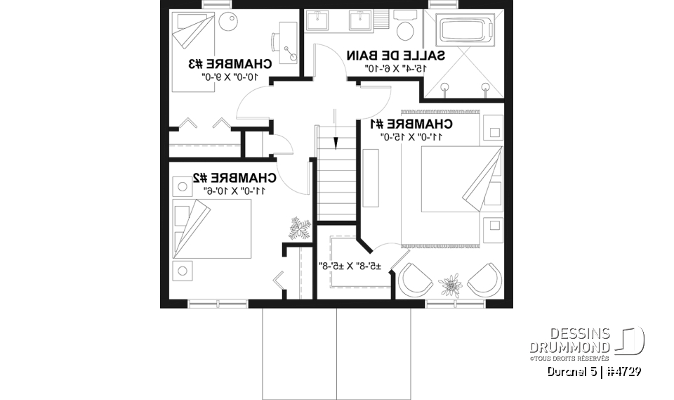 Étage - Maison à étage proposant 3 chambres, une superbe salle de bain familiale à l'étage et sous-sol à aménager - Duranel 5