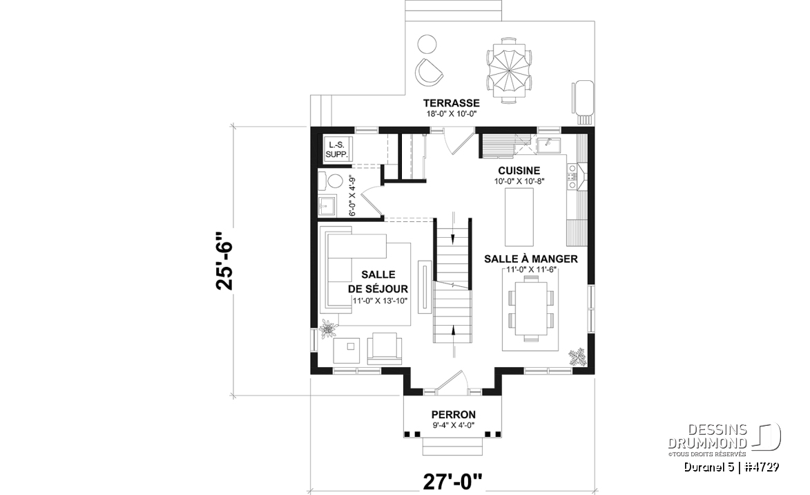 Rez-de-chaussée - Maison à étage proposant 3 chambres, une superbe salle de bain familiale à l'étage et sous-sol à aménager - Duranel 5