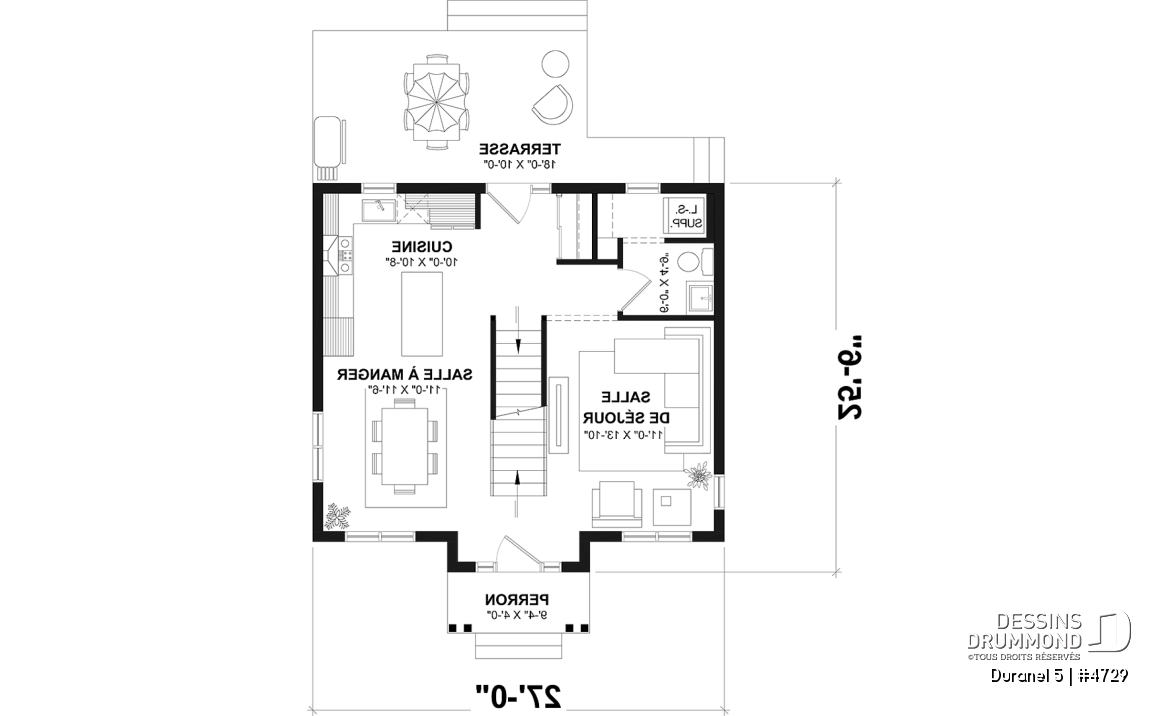 Rez-de-chaussée - Maison à étage proposant 3 chambres, une superbe salle de bain familiale à l'étage et sous-sol à aménager - Duranel 5