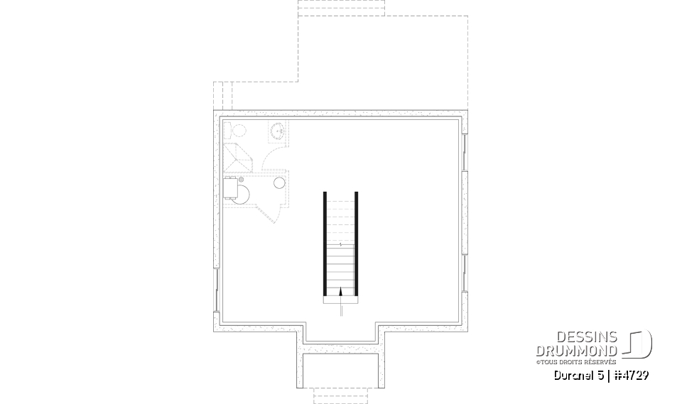 Sous-sol - Maison à étage proposant 3 chambres, une superbe salle de bain familiale à l'étage et sous-sol à aménager - Duranel 5