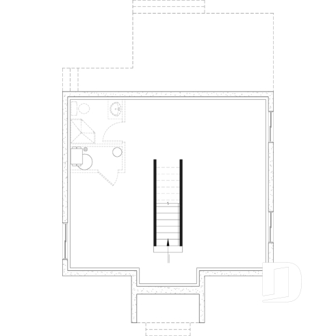 Sous-sol - Maison à étage proposant 3 chambres, une superbe salle de bain familiale à l'étage et sous-sol à aménager - Duranel 5