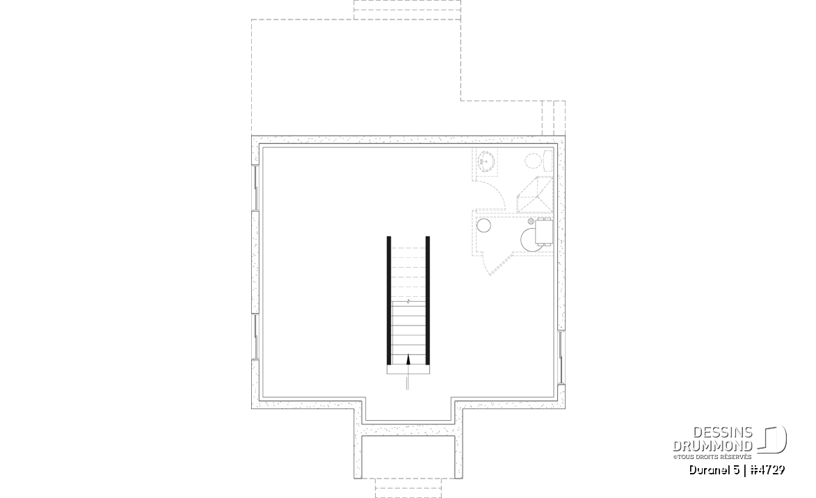 Sous-sol - Maison à étage proposant 3 chambres, une superbe salle de bain familiale à l'étage et sous-sol à aménager - Duranel 5