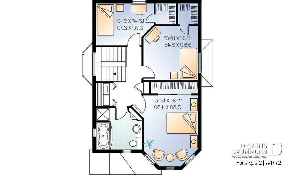 Étage - Cottage d'inspiration victorienne, 3 chambres avec walk-in, coin déjeuner, espace ouvert - Penelope 2