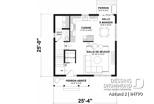 Rez-de-chaussée - Maison 2 étages abordable, 3 chambres, fenestration abondante - Ashland 2