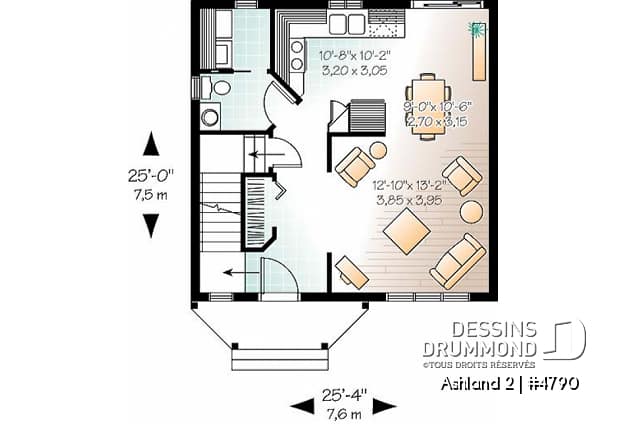 Rez-de-chaussée - Maison 2 étages abordable, 3 chambres, fenestration abondante - Ashland 2