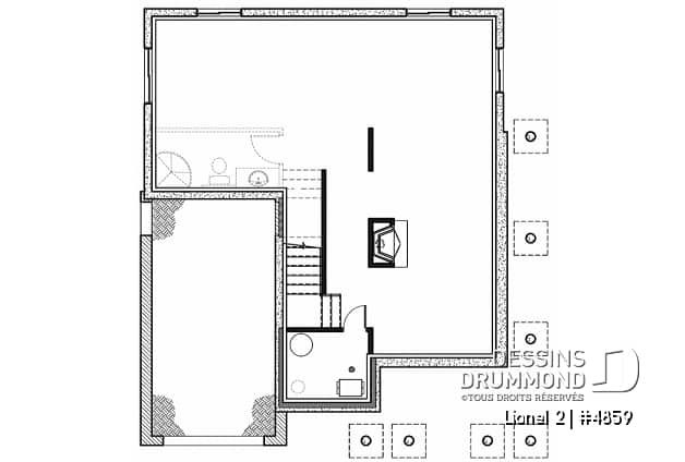 Sous-sol - Maison de 4 chambres, 2 séjours et suite des maîtres avec bureau privé - Lionel 2