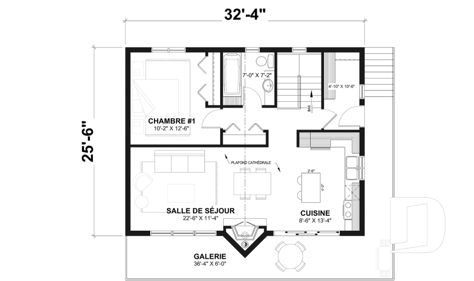 Rez-de-chaussée -  - Daméric