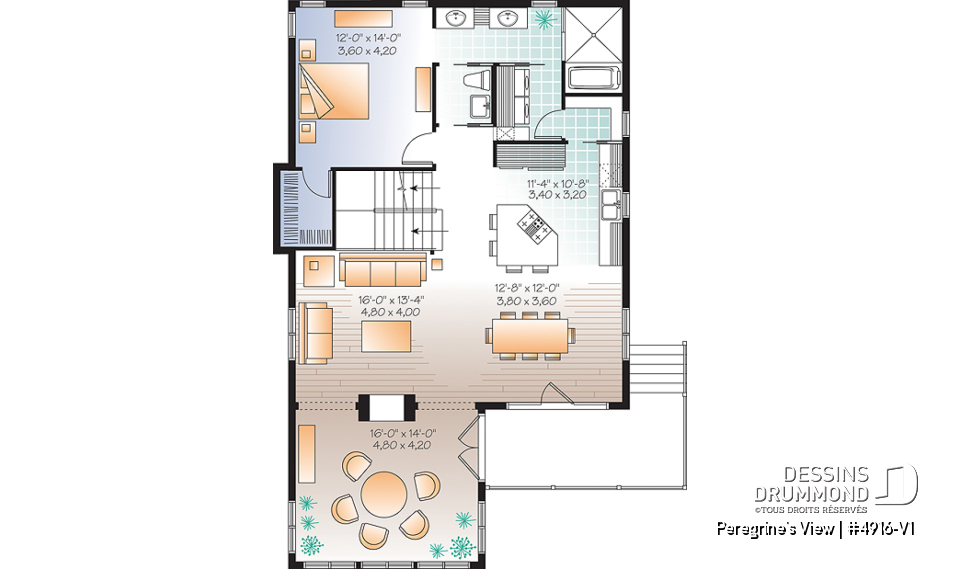 Rez-de-chaussée - Maison style chalet bord de lac, 4 chambres, vue panoramique, bureau, espace boni, 2 chambres maîtres - Peregrine's View