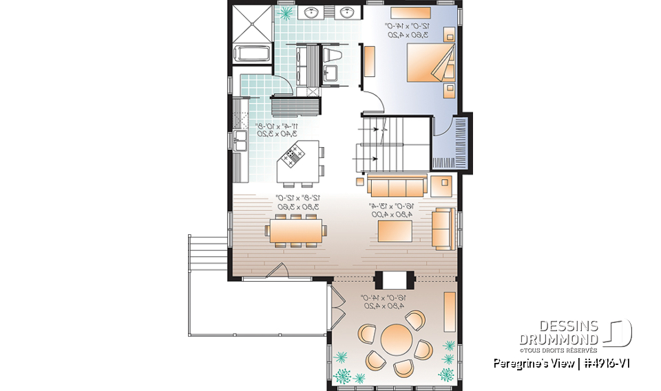 Rez-de-chaussée - Maison style chalet bord de lac, 4 chambres, vue panoramique, bureau, espace boni, 2 chambres maîtres - Peregrine's View