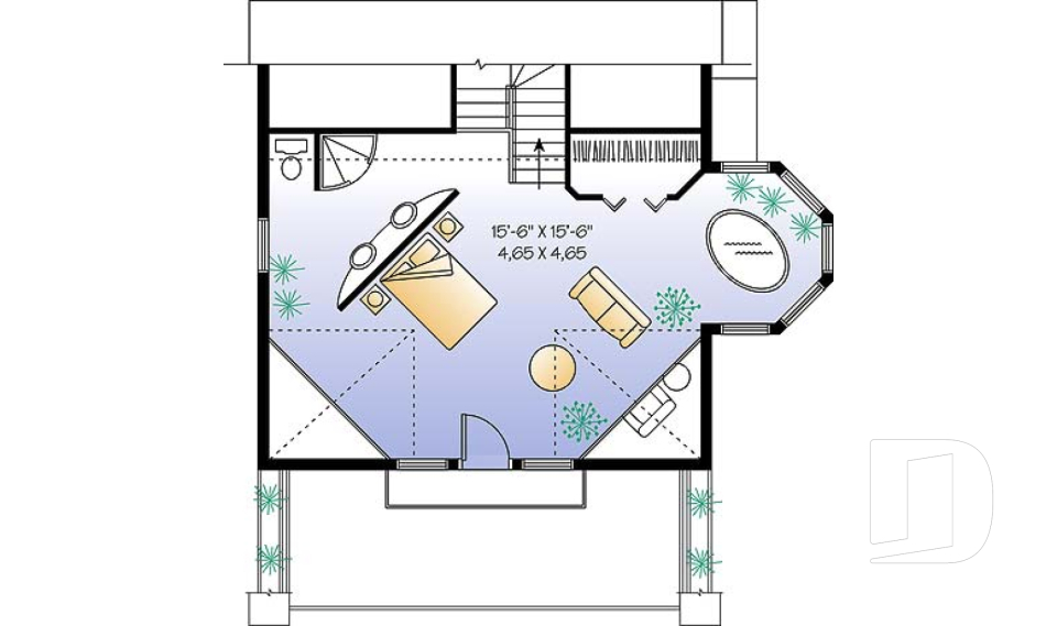 Étage option 1 -  - Jetty 2