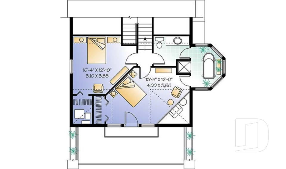 Étage option 2 -  - Jetty 2