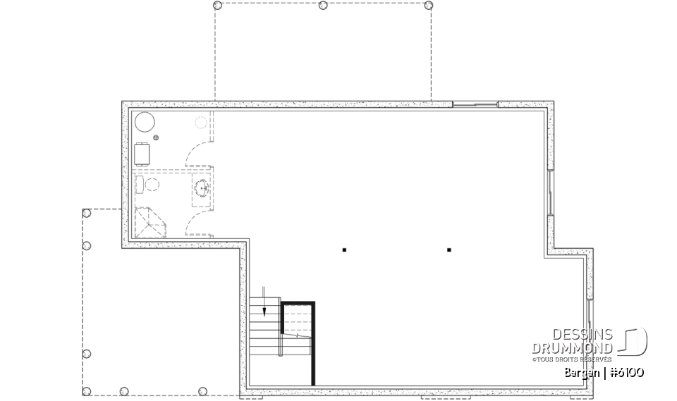 Sous-sol - Plan de plain-pied scandinave, plafond cathédral, buanderie au rez-de-chaussée, beaucoup de rangement - Bergen