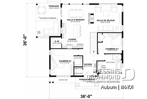 Rez-de-chaussée -  - Auburn