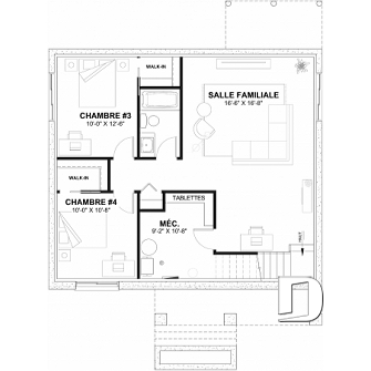 6102-V1 - Sous-sol aménagé (Optionel $)