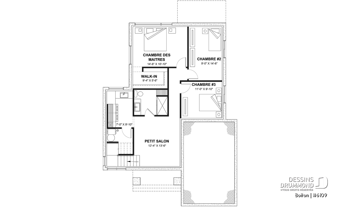 Sous-sol aménagé - Plan de plancher maximisé, 3 chambres au sous-sol et espace familial au rez-de-chaussée - Bolton