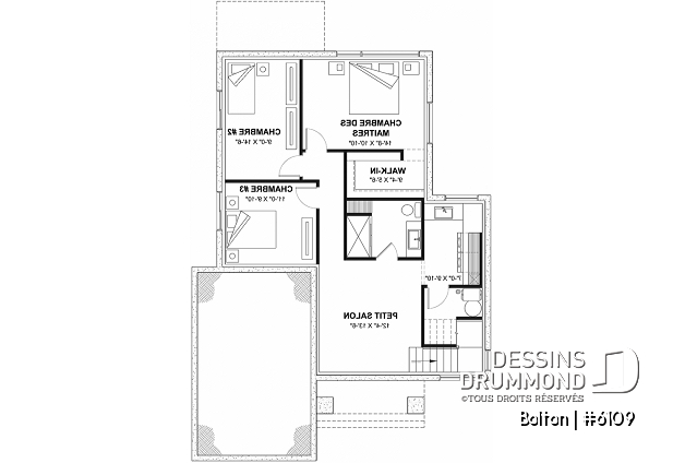 Sous-sol aménagé - Plan de plancher maximisé, 3 chambres au sous-sol et espace familial au rez-de-chaussée - Bolton