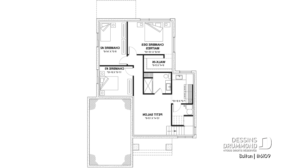 Sous-sol aménagé - Plan de plancher maximisé, 3 chambres au sous-sol et espace familial au rez-de-chaussée - Bolton