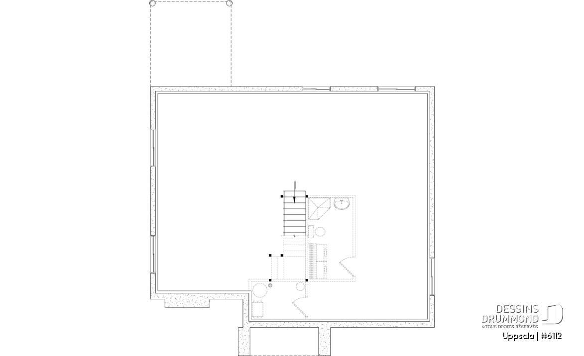 Sous-sol aménageable - Maison d'inspiration scandinave de 2 à 4 chambres, vestiaire, garde-manger, sous-sol aménagé (optionnel $) - Uppsala