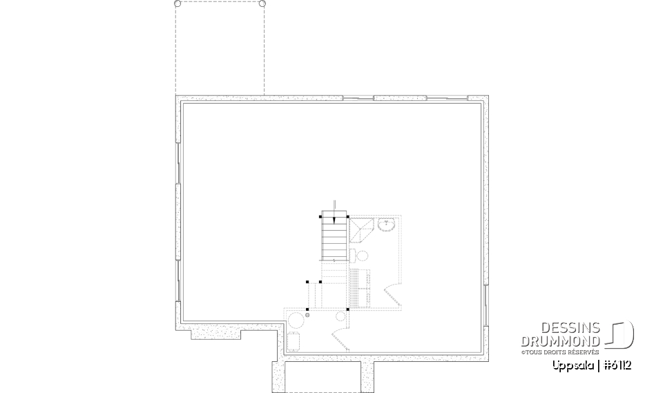 Sous-sol aménageable - Maison d'inspiration scandinave de 2 à 4 chambres, vestiaire, garde-manger, sous-sol aménagé (optionnel $) - Uppsala