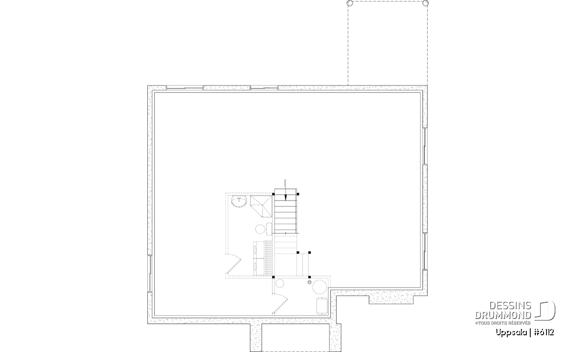 Sous-sol aménageable - Maison d'inspiration scandinave de 2 à 4 chambres, vestiaire, garde-manger, sous-sol aménagé (optionnel $) - Uppsala