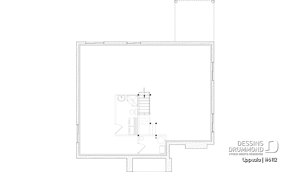 Sous-sol aménageable - Maison d'inspiration scandinave de 2 à 4 chambres, vestiaire, garde-manger, sous-sol aménagé (optionnel $) - Uppsala