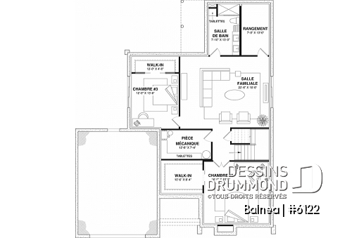 Sous-sol aménagé (Optionel $) -  - Balnea