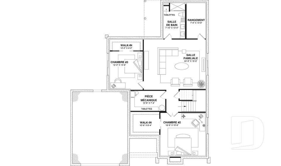 Sous-sol aménagé (Optionel $) -  - Balnea