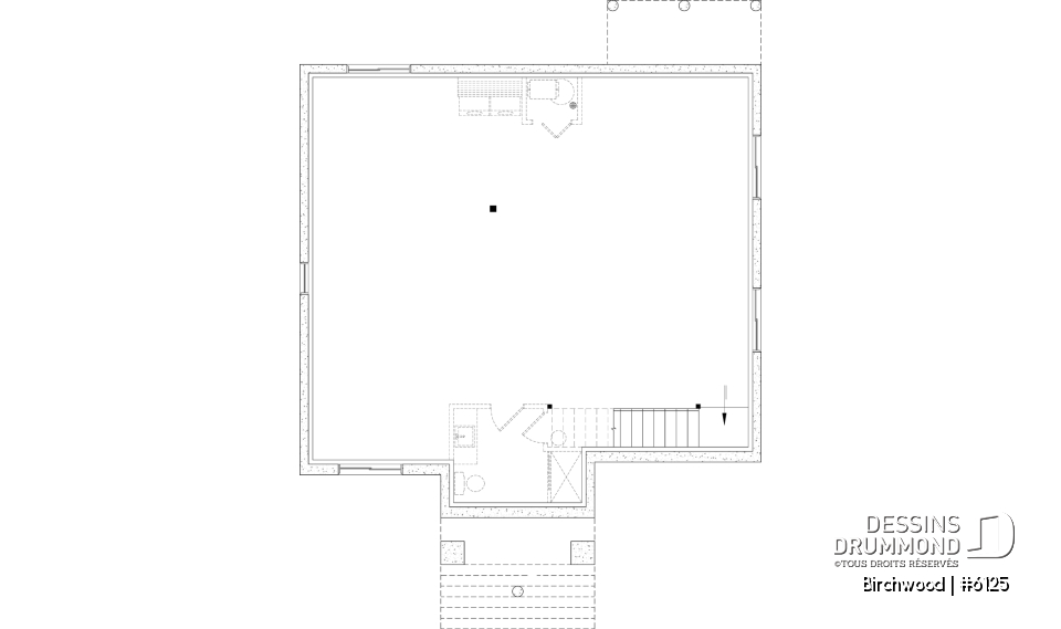 Sous-sol aménageable - Plain-pied de style anglais avec sous-sol entièrement aménagé (optionnel $), 2 à 4 chambres et 2 salons - Birchwood