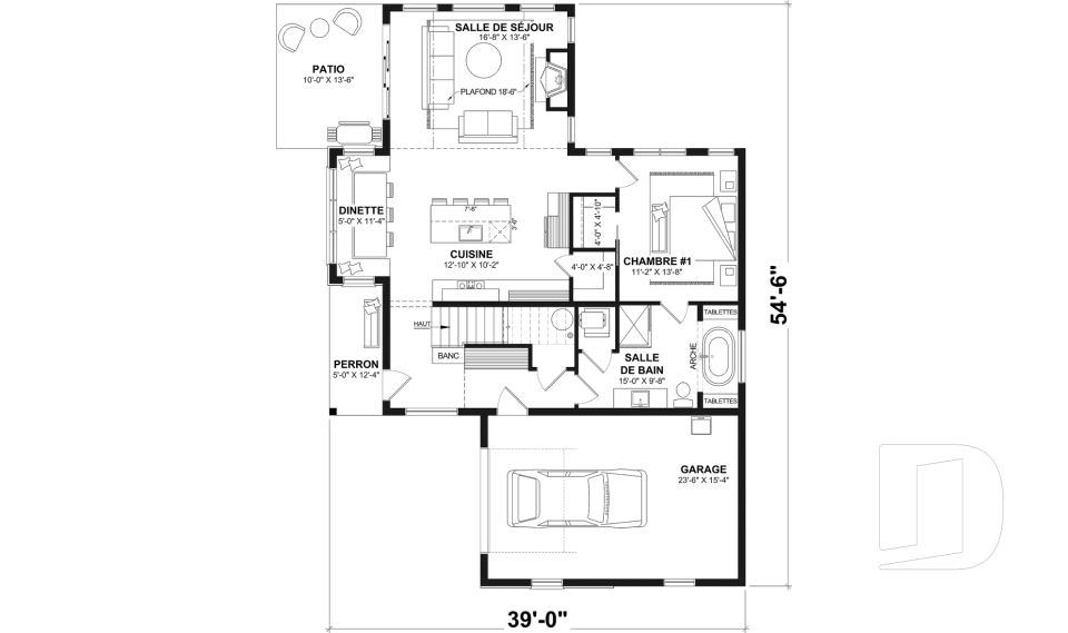 Rez-de-chaussée -  - North