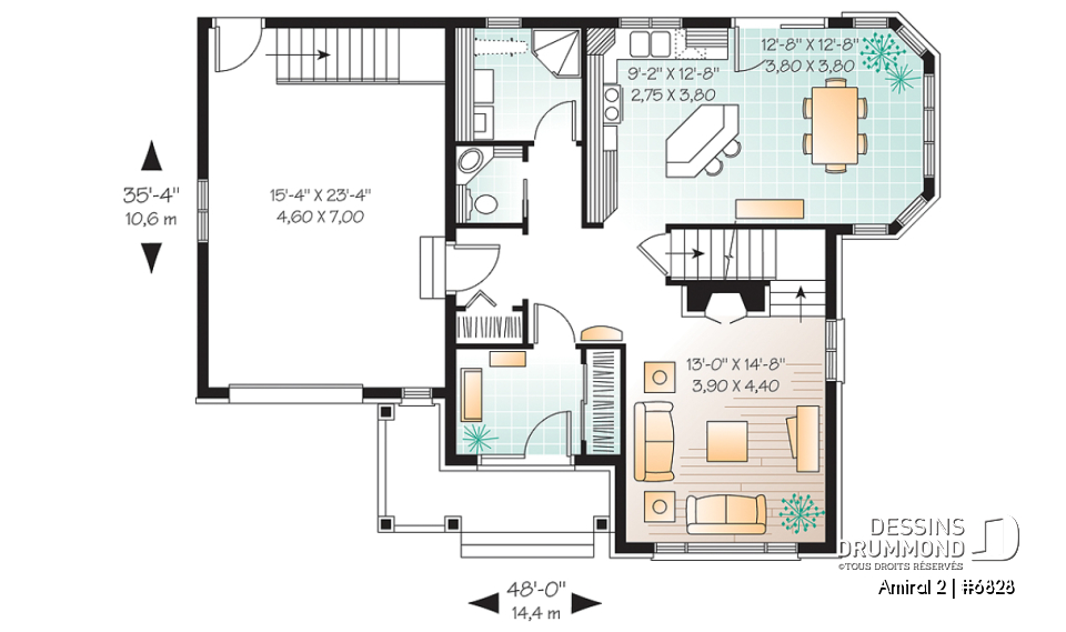 Rez-de-chaussée -  - Amiral 2