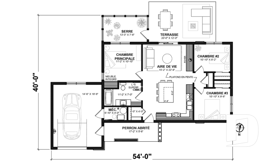 Rez-de-chaussée -  - PUR 4