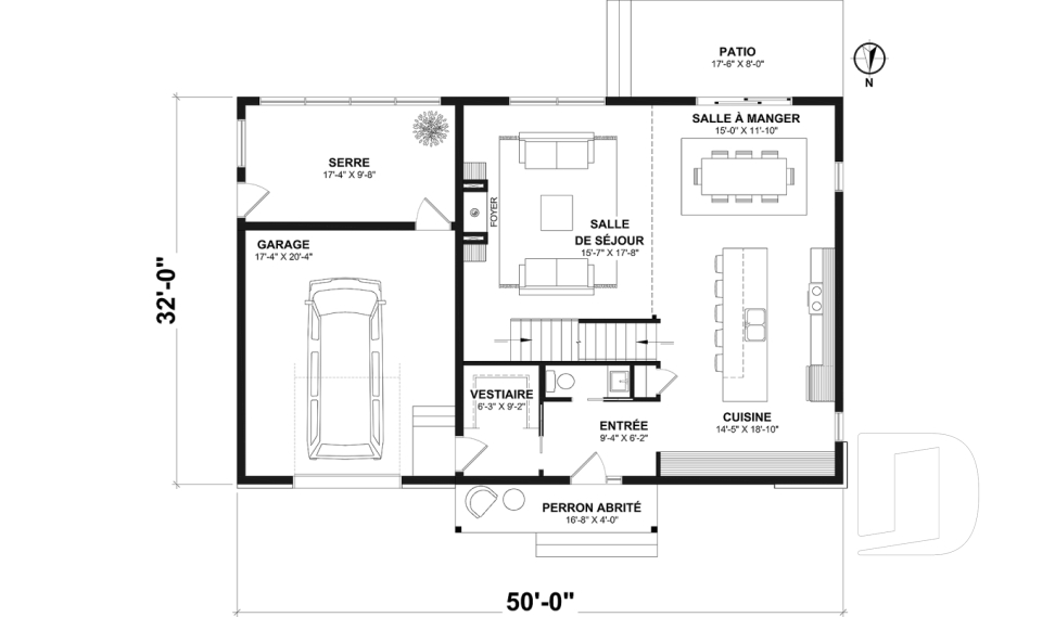 Rez-de-chaussée -  - Cime