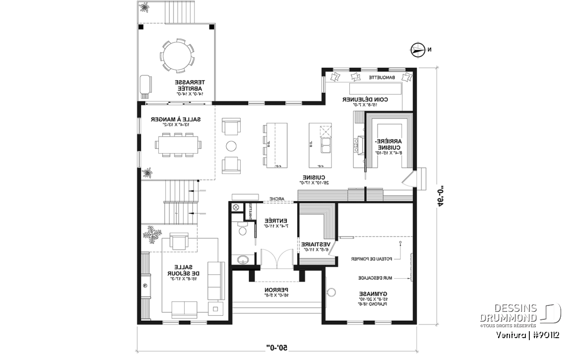 Rez-de-chaussée - Superbe Farmhouse éco-responsable de 4+ chambres, avec 2 îlots, gym et sous-sol aménagé optionnel ($) - Ventura
