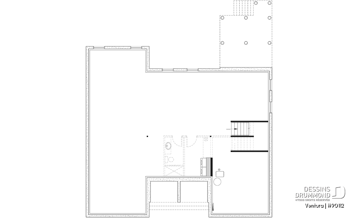 Sous-sol aménageable - Superbe Farmhouse éco-responsable de 4+ chambres, avec 2 îlots, gym et sous-sol aménagé optionnel ($) - Ventura