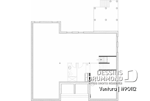 Sous-sol aménageable - Superbe Farmhouse éco-responsable de 4+ chambres, avec 2 îlots, gym et sous-sol aménagé optionnel ($) - Ventura